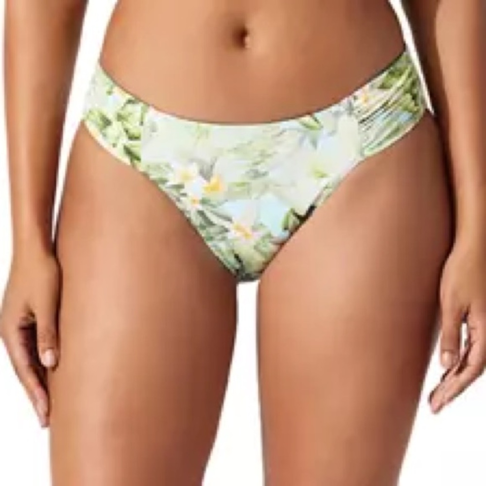 NWT Tommy BAHAMA Paradise Fronds Reversible Hipster Bikini Bottoms